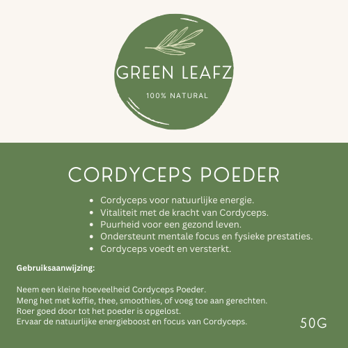 Cordyceps Paddenstoel Poeder