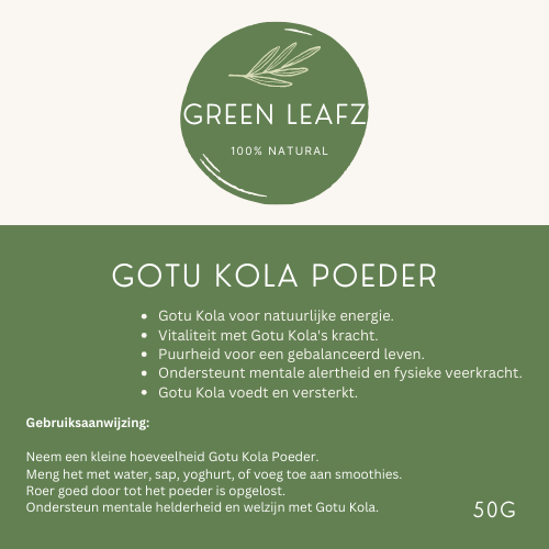Gotu Kola Poeder